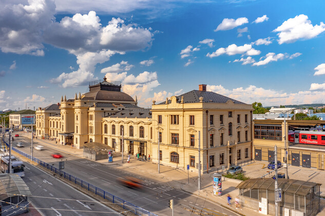 Obnova výpravní budovy v železniční stanici České Budějovice Obnova výpravní budovy v železniční stanici České Budějovice